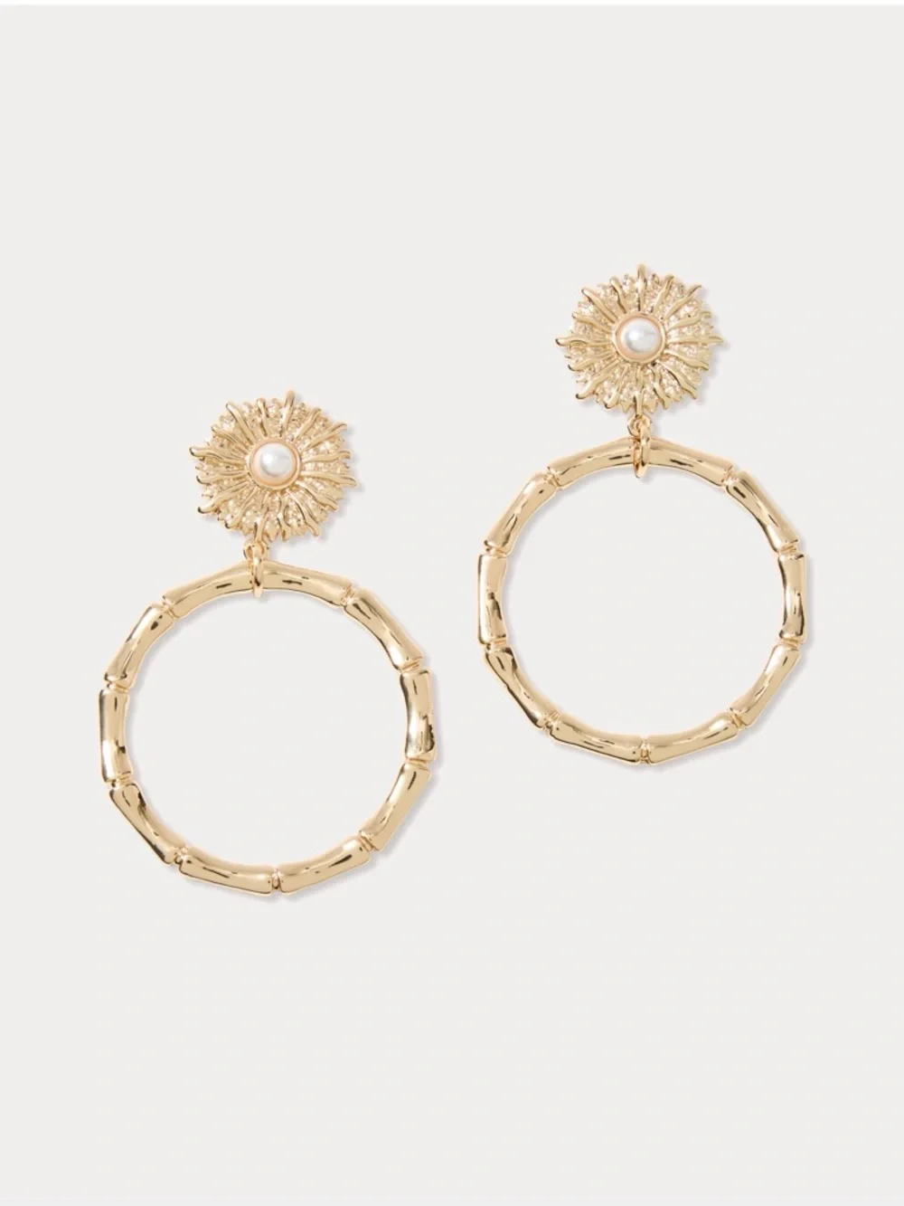 NWT Lilly Pulitzer Canopy Colony Earrings “Gold Metallic”